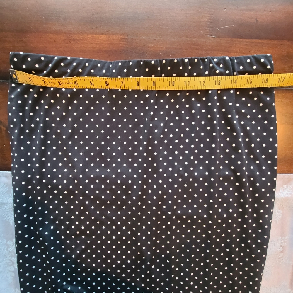 NWT Philosophy black/white polkadot skirt Large - Picture 6 of 8